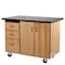 National Public Seating Mobile Science Cart with External Drawers and Pegboard MSC03 - alternate 8